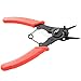 Snap Ring Pliers TAODAN 1Set 4 In 1 C Clips Removal Retaining Set for Automotive and Engine Repair, Interchangeable Jaw Head 45 90 and 180 Degree Angled Jaws, AC Compressor Clutch Holding Tool