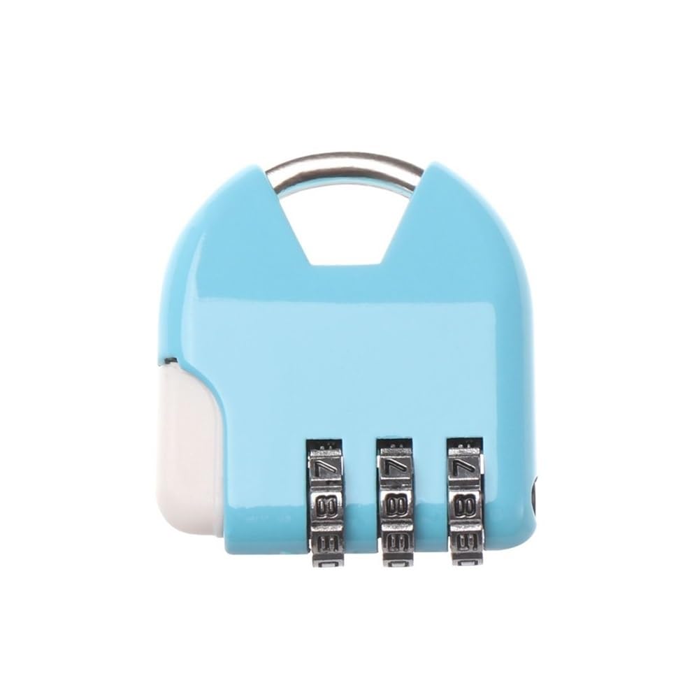 Gnyvzxplq Blu Suitcase Locks, Multicolor Combination Password Lock(Blu)