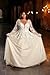 Plus Size Boho White Wedding Dresses V Neck Appliques Lace Bridal Gowns with Train Tulle A Line Ball Gown Wedding Dress for Women