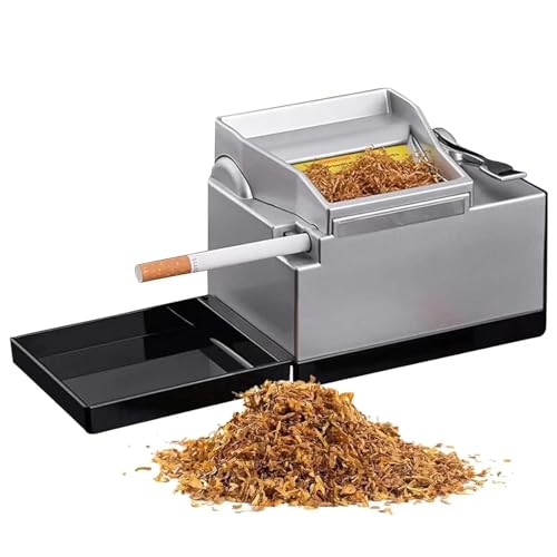 COYEUX Liadora De Cigarrillos Eléctrica, Operación De Inducción Inteligente con Bandeja De Almacenamiento Extraíble, Tubos De 6,5 Mm Y 8 Mm Descarga Opcional/Incluso, para La Mayoría De Los Papeles