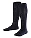 Produktbild FALKE Unisex Kinder Family K So Baumwolle Einfarbig 1 Paar Kniestrümpfe, Blickdicht, Blau (Dark Marine 6170), 39-42