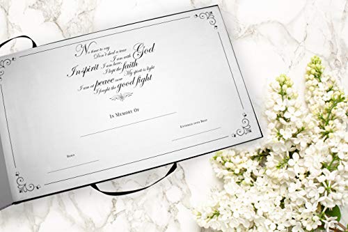 Image of Firefigher Celebration of Life Funeral Guest Book for Memorial Service