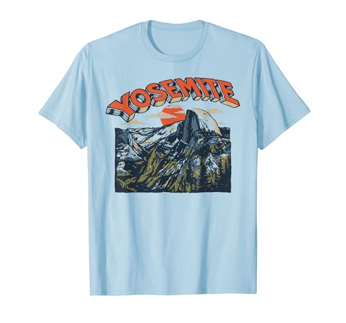 Retro Yosemite National Park Vintage Style 80s Half Dome T�V���c