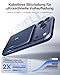 TORRAS MiniMag Ultra Slim Powerbank für Magsafe, 18W Schnellladen 5000mAh Magnetische Powerbank Klein, Wireless Externe Akkupack mit USB-C-Kabel für iPhone 17 Pro Max/Air/16/15/14/13/12, Tiefblau