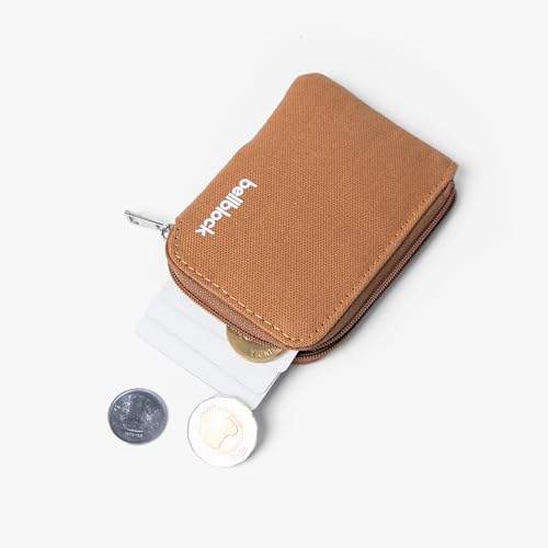 Image of Bellblock Canvas Card Holder Wallet for Man /Women | Upto 15 Cards, Folded Cash & Coins | Coin Pouch | Credit /Debit Card Holder for Men /Women | Gift for man /Woman | Mustard