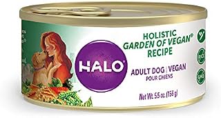 Halo Vegan Natural Wet Dog Food, Garden Of Vegan Recipe, 5.5-Ounce Can