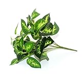 FITLIN Künstliche Graspflanzen für Geschäft, Shop, Bonsai, künstliche Grünpflanze, künstliche Grünpflanze, Wand, Haus, Garten, Dekoration, Stil 4