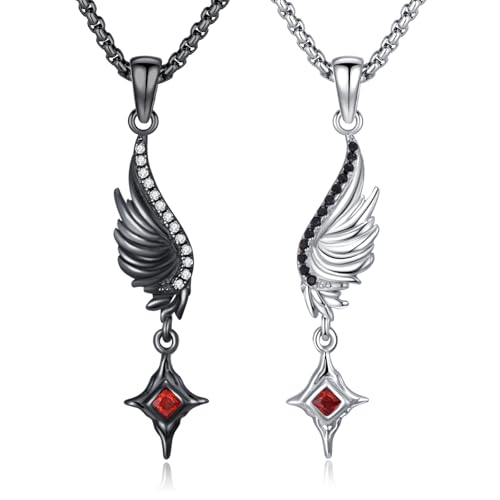 Collier ange et diable le cadeau idéal pour amoureux