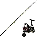 Pesca alla Bolognese Kit Canna Bolognese EVO FISHING HYDRAX 6 metri in Carbonio alto modulo Mulinello EVO NEON 3000 5+1bb Monofilo EVO ICE 300mt 0,20