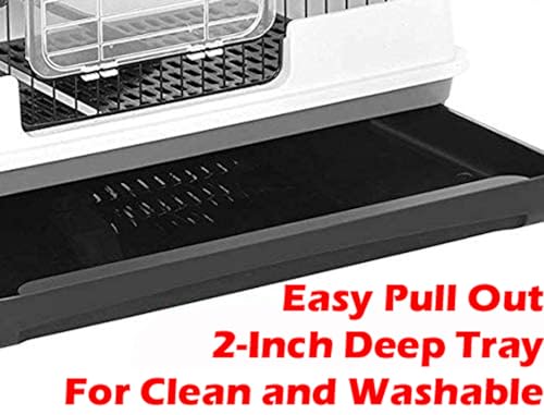 image for Mcage Deluxe 2-Level Indoor/Outdoor Rabbit Hutch Cage for Ferret Chinc