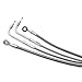 Burly Brand Braided Stainless 18&Prime, Ape Hanger Cable/Brake/Wiring Kit B30-1060