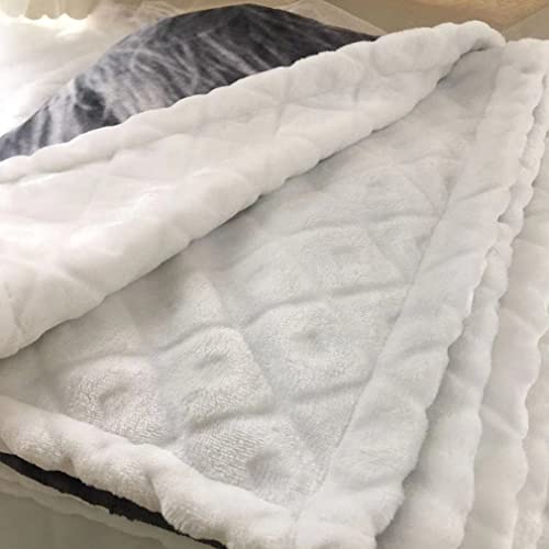 Yrigsun Gray Cow Farm Animal Throw Blanket Cattle Warm Flannel Blanket Western Cowboy Funny Throw Blanket Wildlife Farmhouse Cow Bed Blanket Grey Plush Blanket For Sofa 50"X40" #TOP5