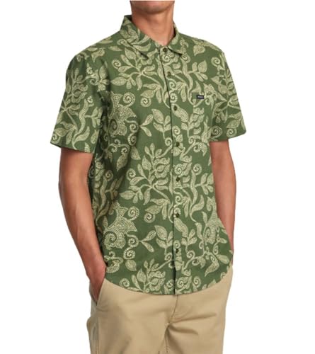 RVCA Men's Rvgazi Short Sleeve Woven4