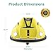 Best Choice Products 6V Electric Kids Ride On Bumpin Bumper Car, 1.5 - 6 Years Old, Parent Remote Control, 360 Degree Spin, Lights, Sounds - Yellow