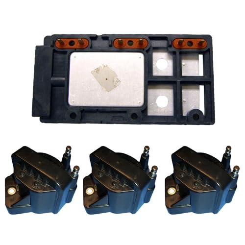 Ignition Control Module + (3) High Performance Ignition Coils for Chevy GMC 3.8L D555 LX364