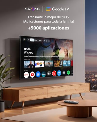 Miniatura 2 de Strong - Streaming Box Android Tv 4k Uhd - Srt41 - Google Tv Hdmi Key - Chromecast Built-In - Compatible Con La Asistencia Vocal Google - Dolby Audio - Fácil De Instalar - Formato Stick - Negro