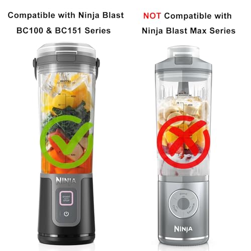 Tasse Ninja Blast portable étanche avec couvercle hermétique