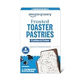 Amazon Grocery, Frosted Toaster Pastries, Cookies & Crème, 13.5 Oz, 8 Ct (Previously Amazon Fresh, Packaging May Vary)
