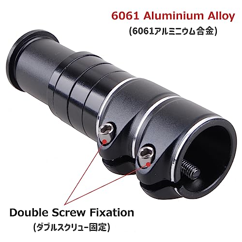 Bike Fork Stem Bicycle Extender Handlebar Riser Adaptor 123mm Black Silvery - Bild 3 von 43