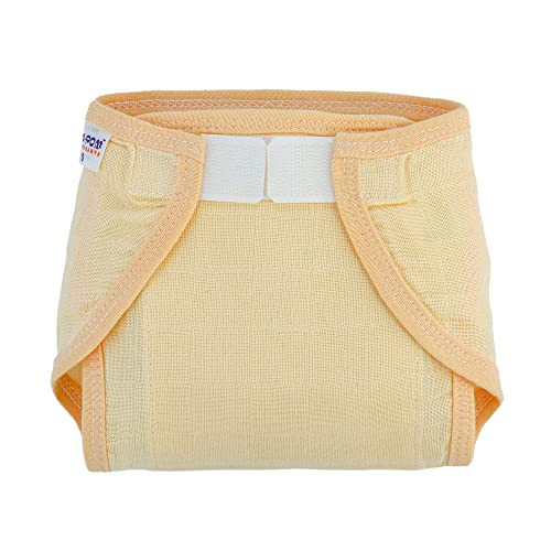 Image of Welcro Nappy For Babies, Reusable, Washable Soft Muslin Cotton Nappy /Langot for New Born Baby | Gentle on Baby Skin | Helps in Potty Training | 6-9 months | Pack of 12 | Dyd