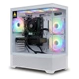 Revampix PC Gaming • AMD Ryzen 5 5500 6 Cores • Nvidia RTX 5060 8GB • 16GB RAM • 1TB SSD • Windows 11 Pro • Blanc