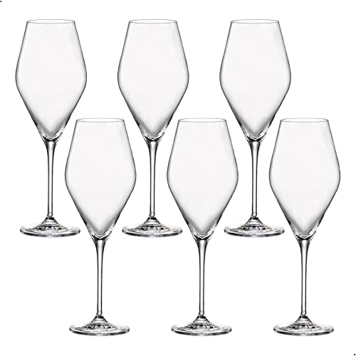 Jogo de 6 tacas para agua Loxia em cristal ecologico 510ml A27cm