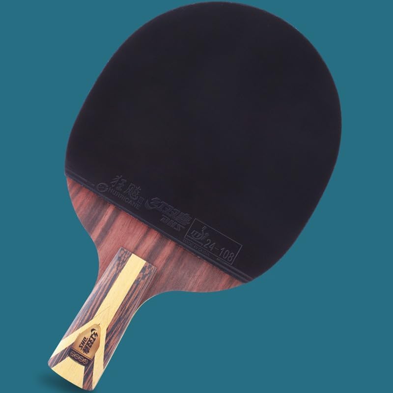 JITEM Ping Pong Paddle,Table Tennis Bat 9-Star Professional High-End Finished Table Tennis Racket Competitive Ping Pong Bat with Protective Cover(Color:B), Size