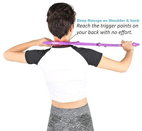 Gohiking Trigger Point Massager Tool Neck And Back Massager Handheld, Manual Self Massage Tool, Lower Back Massager, Shoulder Massager, Myofascial Release Tool - Deep Muscle Massage #TOP5