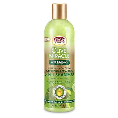 African Pride Olive Miracle 2 in 1 Shampoo & Conditioner,
