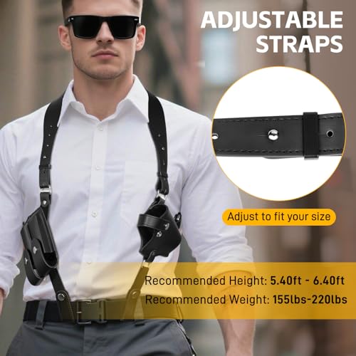Agorizeo Adjustable Leather Shoulder Holster