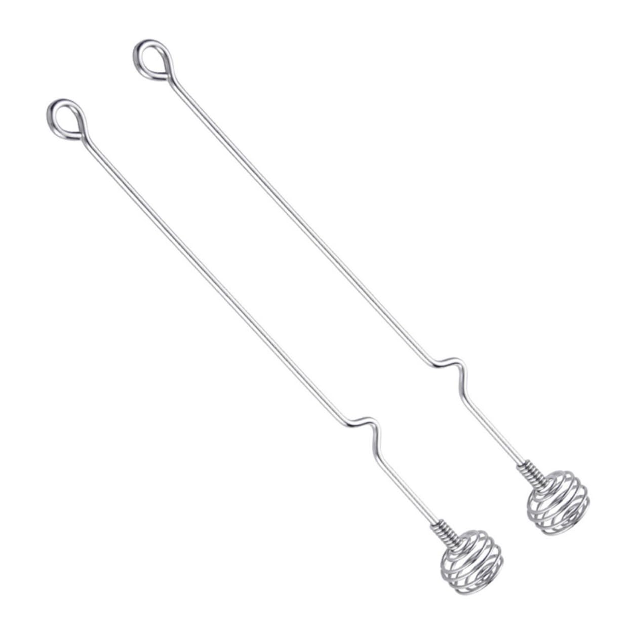 KICHOUSE Upgrade Stainless Steel Mixing Spoon Long Handle Stirring Spoon for Coffee Milk Tea Cocktail Honey