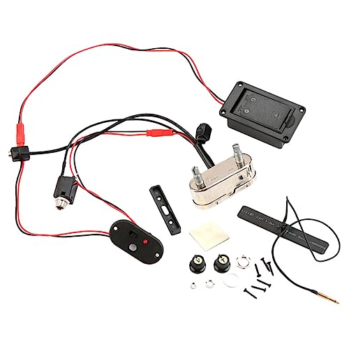 FUNOMOCYA Cello Pickup Accessory Preamp System for Cello Improve Sound Reduction