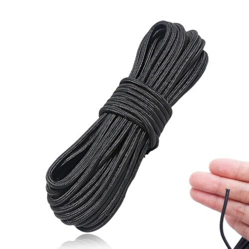 JUGUTA Corda Elastica 4Mm 10M Corda Di Gomma Cavo Elastico Marino, Robusto 10 M Corde Elastiche, Corda Elastica Per Teloni, Bungee Resistenti Campeggio Bivi Conservazione Fai Da Te Multiuso