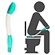 LHKJ WC Hilfsmittel,Langer Handgriff Comfort Wipe Toilettenpapier Halter Toilettenhilfe für Senioren
