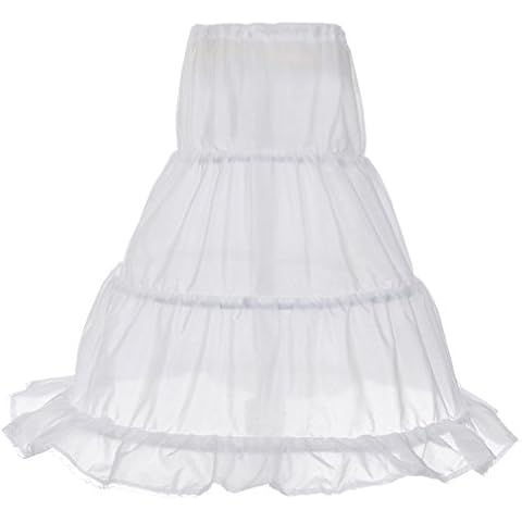 Lito Angels Girls 3-Hoop Crinoline Petticoat Slip Cover