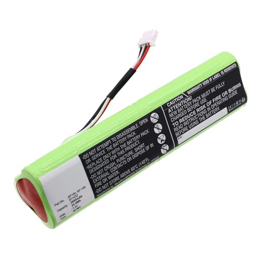 Synergy Digital Equipment Battery, Compatible with Fluke Scopemeter 199C Equipment, (Ni-MH, 7.2V, 3600mAh) Ultra High Capacity, Replacement for Fluke BP190 Battery