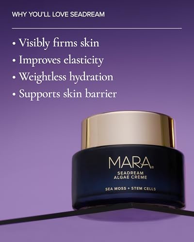 MARA SeaDream Firming Algae Crème Moisturizer – Rich Overnight Face Cream with Plumping Peptides Sea Moss & Stem Cells – Anti-Aging Moisturizer to Firm, Hydrate & Plump Skin (1.7 oz / 50 ml)