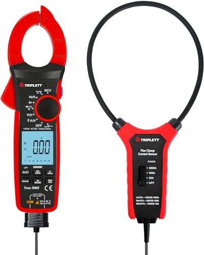 Image of Triplett CM3000 True RMS 1000A AC /DC Clamp with 3000A AC Flex Clamp
