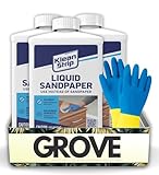 Klean Strip Liquid Sandpaper Deglosser 1 qt Bundle...