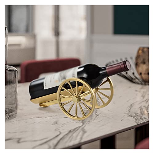 Soporte para botellas de vino de cobre para mesa miniatura 4