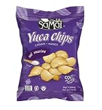 Yuca Chips Meersalz – Knusprige Maniok-Chips, natürlicher Snack ohne Zusatzstoffe, glutenfrei – Vorratspack 15 × 57g