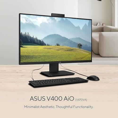 Image of ASUS V470VAMSKIT1 27 inch All in One Desktop Computer FHD IPS Display Intel Core i5 13420H 16GB RAM 1TB SSD Windows 11