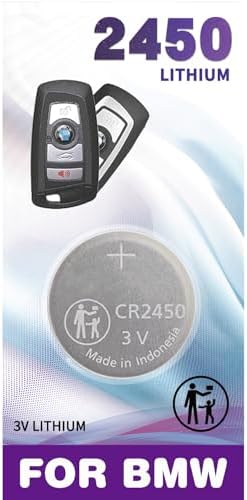 Amazon.com: CR2450 2450 Remote OEM Replacement for BMW Key FOB battery ...