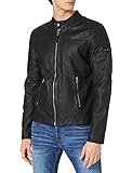Garcia Herren Gj110210 Kunstlederjacke, Schwarz, M EU