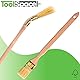 ToolSpace Heizkörperpinsel Winkelpinsel 6 Stück Eckpinsel Langer Stiel 34cm Holzgriff Heizungspinsel Naturborsten Pinsel Lang Stiel Gebogen Heizkörperpinselset 36mm für Schwer Zugängliche Stellen DIY