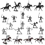 Figuras: el diseño es conciso y moderno, el detalle es realista, miniaturas modelo de caballero