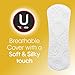 U by Kotex Lightdays Liners, Regular, Unscented