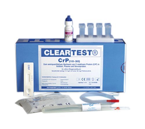 Cleartest CRP 10/30mg/l 10 Stück by DD Diagnostik Deutschland