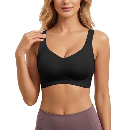 Soutien-gorge invisible respirant sans coutures avec maintien souple