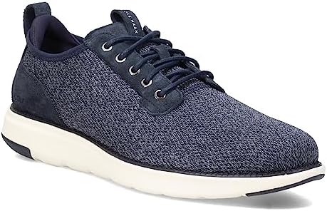 Cole Haan Men's Grand ATLANTC Oxford, Navy Blazer/Ombre Blue Knit, 12 | Image 3